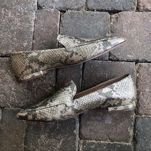 27 Edit - Hannah Snakeskin Loafers SZ 8.5
